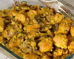 Фрикасе из индейки