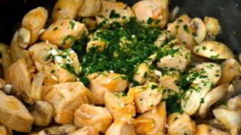 фрикасе из индейки