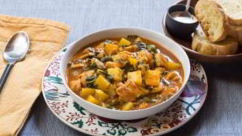 картофельное рагу с курицей