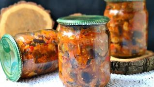 Овощное рагу на зиму без стерилизации