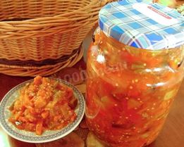 Овощное рагу на зиму без уксуса