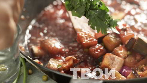 овощное рагу с баклажанами