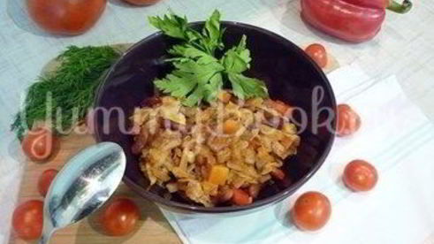 овощное рагу с фасолью