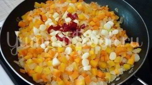 овощное рагу с фасолью