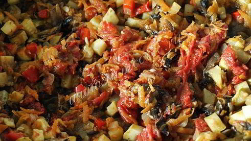 овощное рагу с грибами