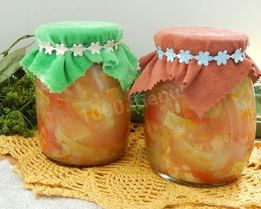 Овощное рагу с кабачками на зиму