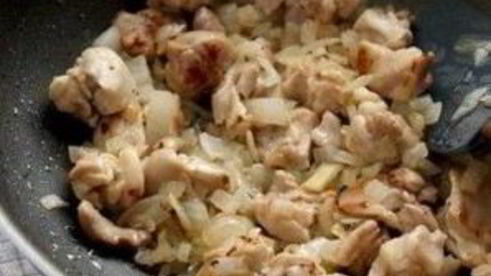 овощное рагу с курицей