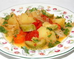 Овощное рагу в духовке