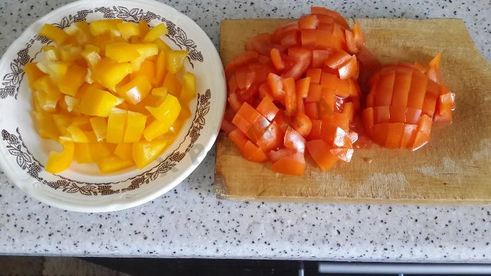 постное овощное рагу из баклажанов с грибами и овощами