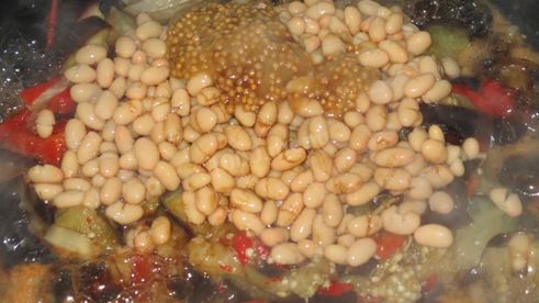 постное рагу с баклажанами