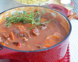 Рагу из баранины с абрикосами