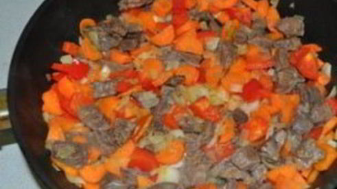 рагу из баранины с овощами