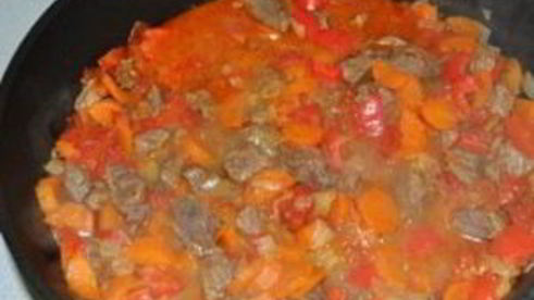 рагу из баранины с овощами