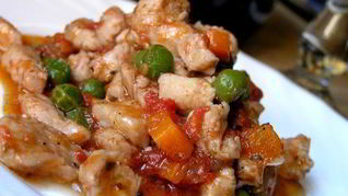 Рагу из индейки с майораном