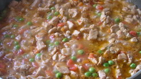 рагу из индейки с майораном