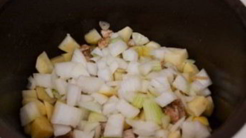 рагу из индейки в мультиварке