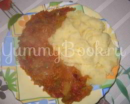 Рагу овощное с картофельным пюре