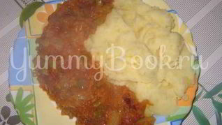 Рагу овощное с картофельным пюре