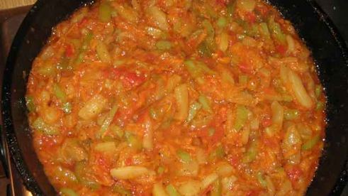 рагу овощное с картофельным пюре