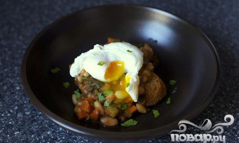 Рецепт рагу с фасолью и мангольдом