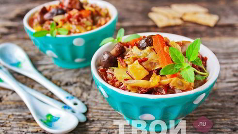 рагу с капустой