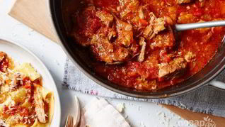 Свиное рагу на косточке