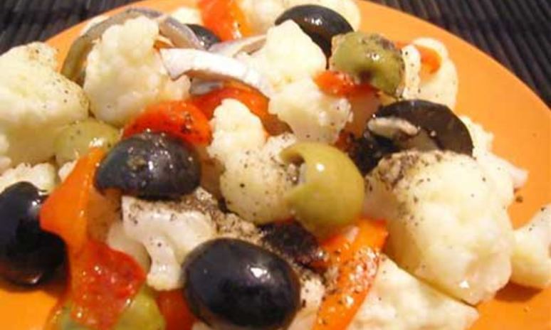 Рецепт цветной капусты с овощным рагу