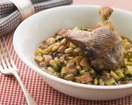 Зеленое овощное рагу по-итальянски