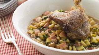 Зеленое овощное рагу по-итальянски