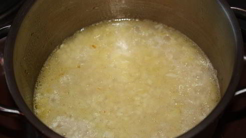 черничное ризотто