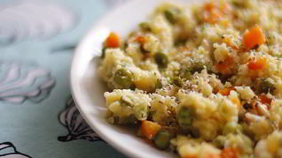Пестрый ризотто из пшена