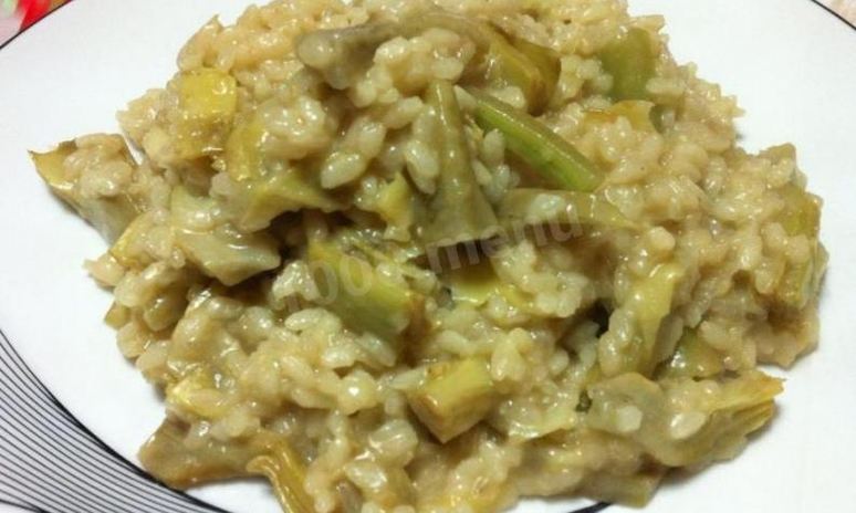 Рецепт ризотто с артишоками
