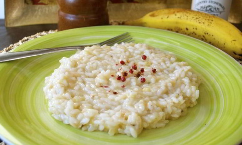 Рецепт ризотто с бананом