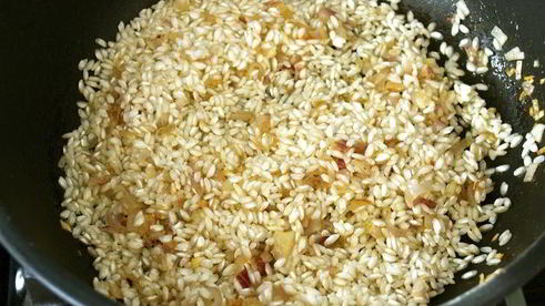 ризотто с бананом