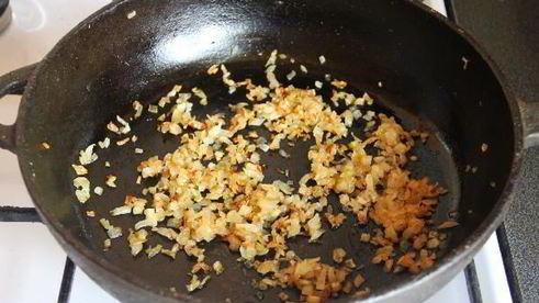 ризотто с белыми грибами и петрушкой