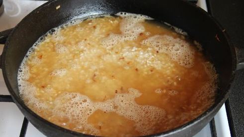 ризотто с белыми грибами и петрушкой