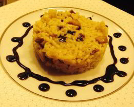 Ризотто с белыми грибами и трюфельным маслом