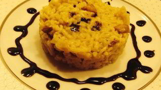 Ризотто с белыми грибами и трюфельным маслом