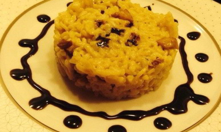 Рецепт ризотто с белыми грибами и трюфельным маслом