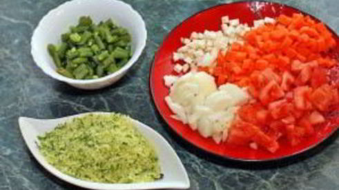 ризотто с фасолью