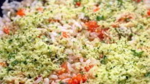 ризотто с фасолью