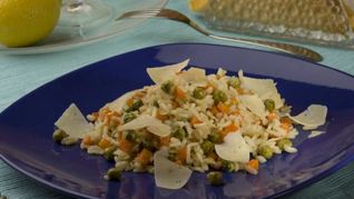 Ризотто с горошком