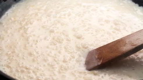 ризотто с гребешками и креветками