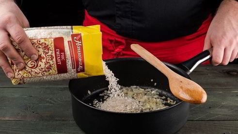 ризотто с креветками