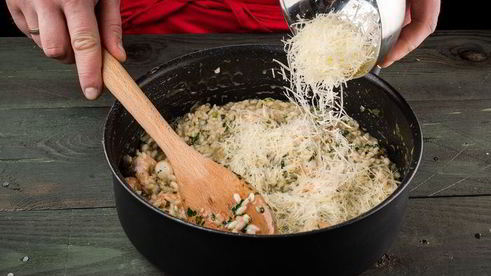 ризотто с креветками