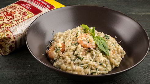 ризотто с креветками