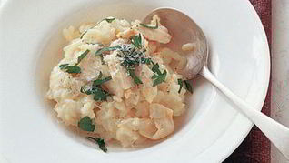 Ризотто с курицей и вермутом