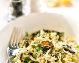 Ризотто с лесными грибами