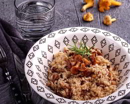 Ризотто с лисичками
