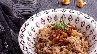 Ризотто с лисичками